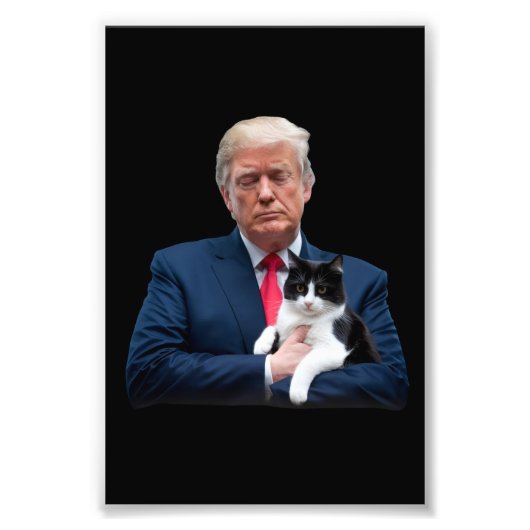 Impression Photo Trump 2024 Cat MAGA Funny Trump Cat (Devant)
