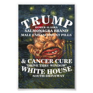 IMPRESSION PHOTO TRUMP CANCER VD MST RFK CANCER SOIN CONDUITE FENÊT
