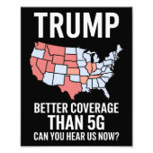 Impression Photo Trump est mieux couvert que 5G pouvez-vous nous en (Devant)