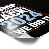 Impression Photo Trump USA Drapeau Président 47 Trump (Coin)