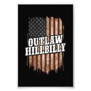 Impression Photo Trump Vance 2024 J.D. Vance Outlaw Hillbilly