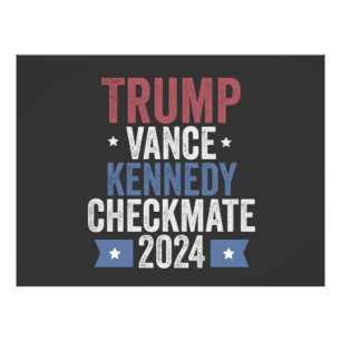 Impression Photo Trump Vance Kennedy reprend l'Amérique