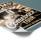 Impression Photo TRUMP vintage 2024 Rocks COMEBACK TOUR (Coin)