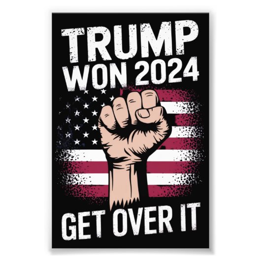 Impression Photo Trump Won Wons Inauguration 47 Président des États (Devant)