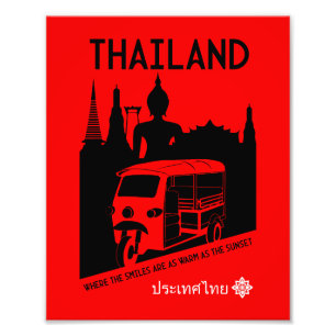 Impression Photo Tuk Tuk Thaïlande