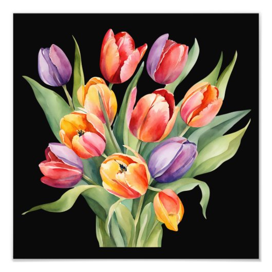 Impression Photo Tulipes (Devant)