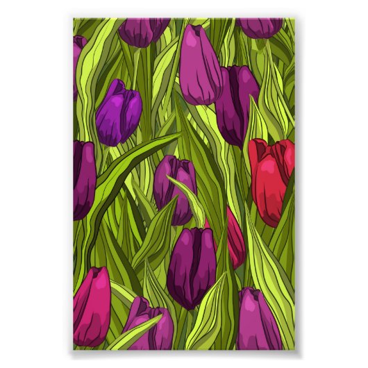 Impression Photo Tulipes (Devant)