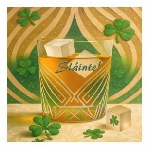 Impression Photo Tumbler pour Whiskey Irlandais "Sláinte!"