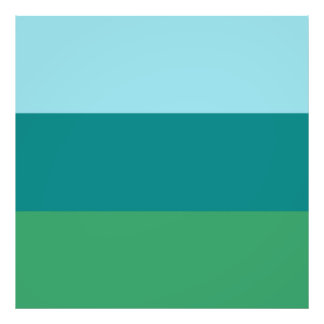 Impression Photo Turquoise tanager, Teal Blue et Kelly Green Horiz