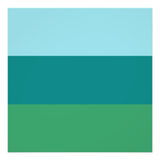 Impression Photo Turquoise tanager, Teal Blue et Kelly Green Horiz (Devant)