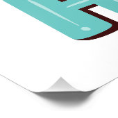 Impression Photo Typographie Ho Ho Ho (Coin)