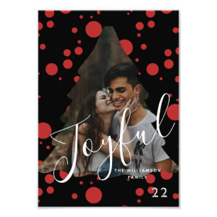 Impression Photo Typographie moderne élégante et tendance rouge 1 p