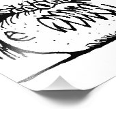 Impression Photo Ugly fantasy monstre drawing (Coin)