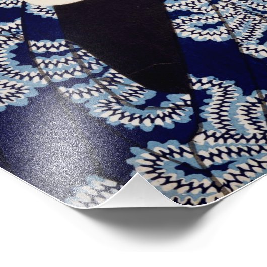 Impression Photo ukiyoe [Toyokuni] 01-00 première merle... (Coin)