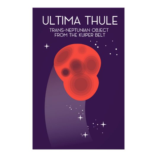 Impression Photo Ultima Thule Ceinture de Keiper art spatial (Devant)