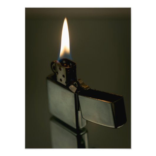 Impression Photo Un briquet Zippo. Art (Devant)