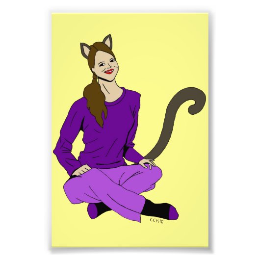 Impression Photo un catgirl (Devant)