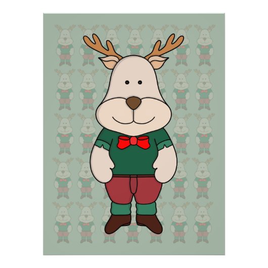 Impression Photo Un cerf mignon (Devant)