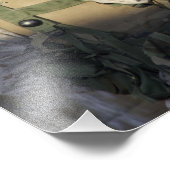 Impression Photo Un chef d'infanterie vise son arme (Coin)