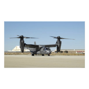 Impression Photo Un CV-22 Osprey se prépare au décollage