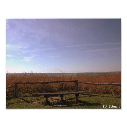 Impression Photo Un endroit pour la paix par E.A. Schneider (Devant)