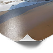 Impression Photo Un Étonnant Cheval Brown Sur La Plage, (Coin)