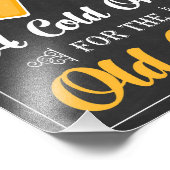 Impression Photo Un Froid pour l'Ancien Signe ・ Bravo et bières (Coin)