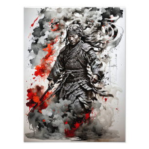 Impression Photo Un guerrier mongol