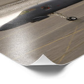 Impression Photo Un Lancer B-1B effectue une touche et va (Coin)