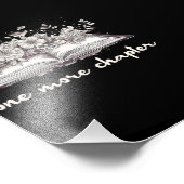 Impression Photo Un livre de plus avec des fleurs  (Coin)