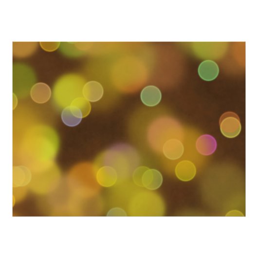 Impression Photo Un Motif de Noël d'or sur Fawn Brown (Devant)