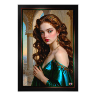 Impression Photo Un portrait enchanteur de l'impératrice émeraude