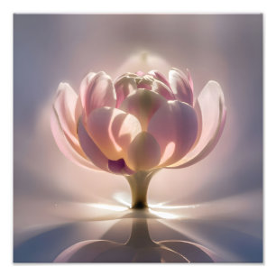 Impression Photo Un regard rapproché sur la fleur de Lotus