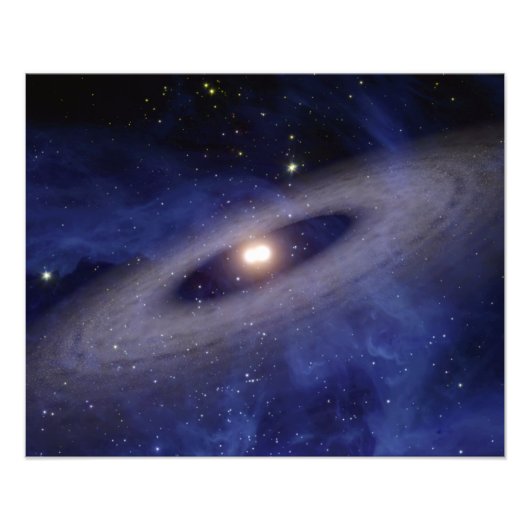 Impression Photo Un système solaire éloigné (Devant)