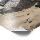 Impression Photo Un US Marine tire un mortier à Salinas, Pérou (Coin)