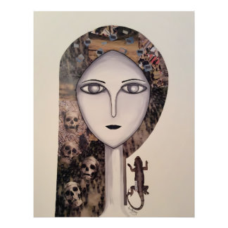 Impression Photo Un visage entre les mondes