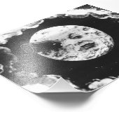 Impression Photo Un voyage sur la Lune (Coin)