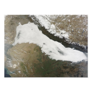 Impression Photo Une banque épaisse de bas nuages