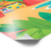 Impression Photo Une belle maison dans une île tropicale (Coin)