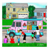 Impression Photo Une chaude journée d'été | Une illustration fantas (Devant)