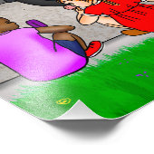 Impression Photo Une chaude journée d'été | Une illustration fantas (Coin)