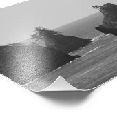 Impression Photo Une Côte Sombre. (Coin)