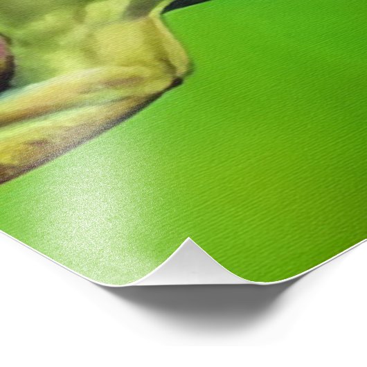 Impression Photo Une époque de peinture à l'huile repensée (Coin)