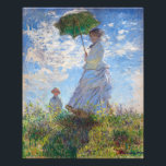 Impression Photo Une femme avec un parasol | Monet |<br><div class="desc">Une femme avec un parasol est un tableau de 1875 de l'impressionniste Claude Monet français.</div>