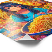 Impression Photo Une fille et son anime de ramen (Coin)