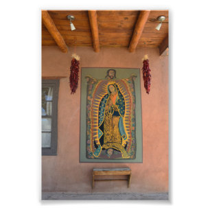 Impression Photo Une fresque de Notre-Dame de Guadalupe, Nouveau-Me