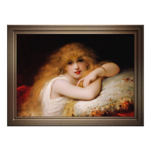 Impression Photo Une jeune femme de loisirs par Pierre Coomans