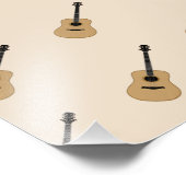 Impression Photo Une jolie guitare (Coin)