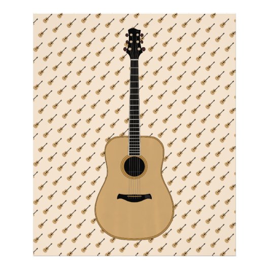 Impression Photo Une jolie guitare (Devant)