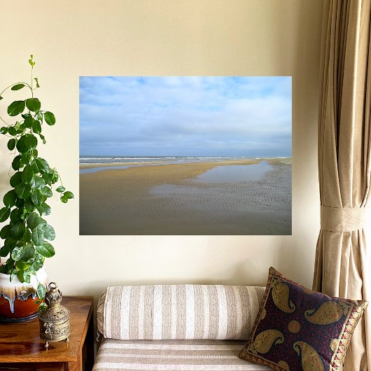 Impression Photo Une longue plage